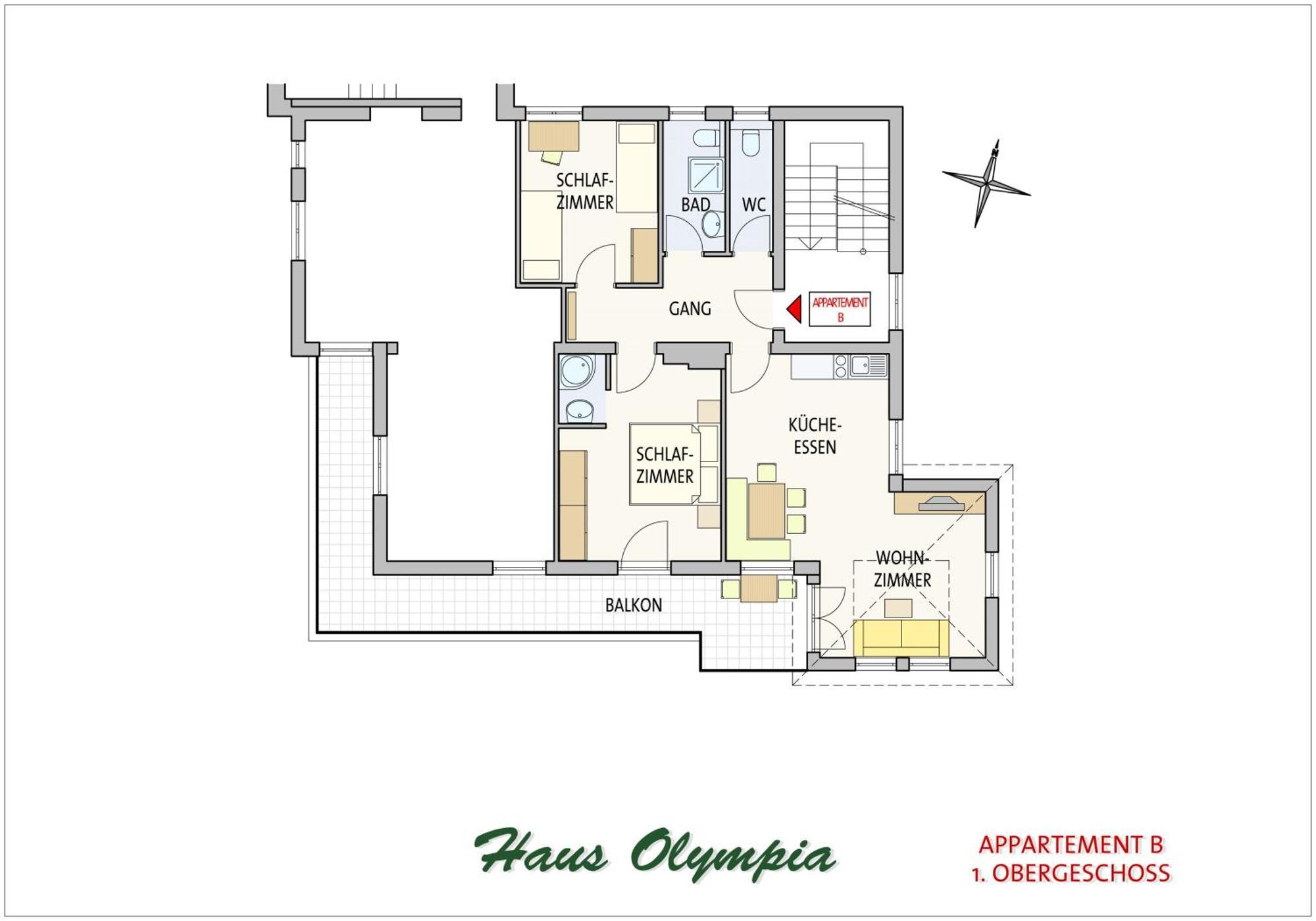 Appartements Haus Olympia إنسبروك الغرفة الصورة